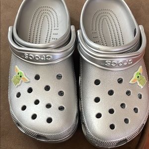 Silver Star War Crocs
